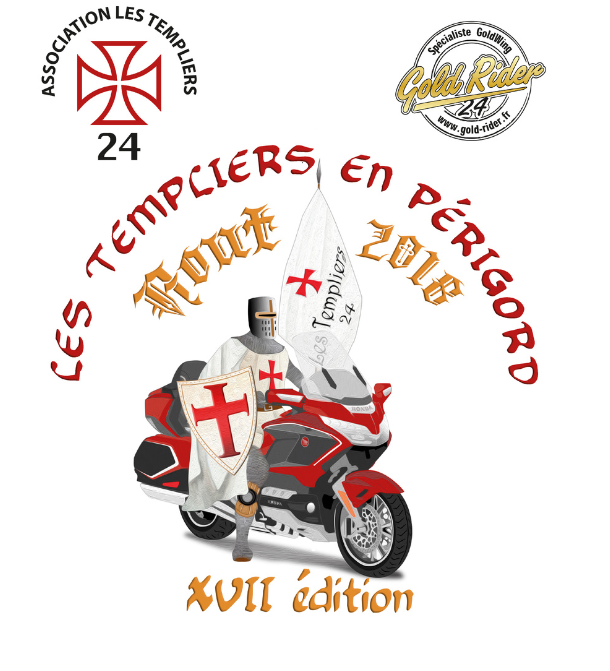 T-shirt Les Templiers 2018 — devant