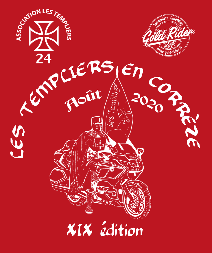 T-shirt Les Templiers 2020 — devant