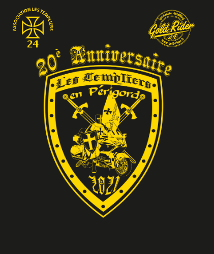 T-shirt Les Templiers 2021 — devant