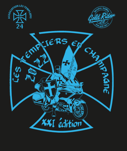T-shirt Les Templiers 2022 — devant