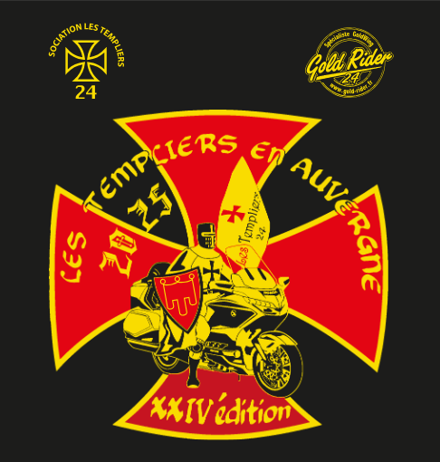 T-shirt Les Templiers 2025 — devant