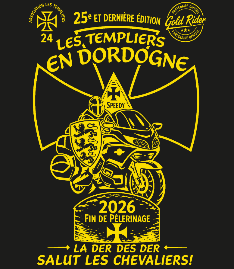 T-shirt Les Templiers 2026 — devant